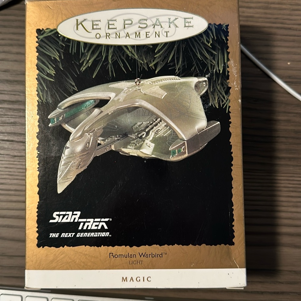 1995 Star Trek Hallmark Keepsake ornament-Romulan warbird